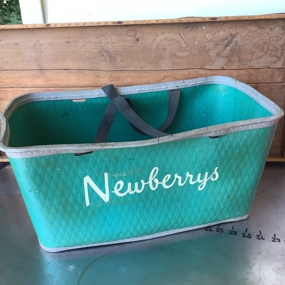 Vintage NEWBERRY'S Retail Store Advertising  Shopping Basket Cart Mt Sterling Ky